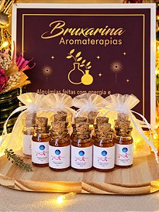 10 Mini Óleos de Massagem Personalizado com Óleos Essenciais e Florais de Saint Germain