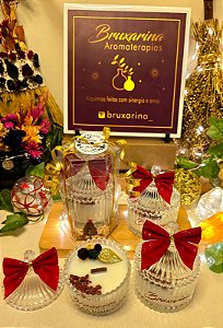 Vela + Sabonete + Embalagem Presente | Especial Natal