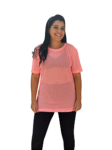 Blusa tela rosa bebê