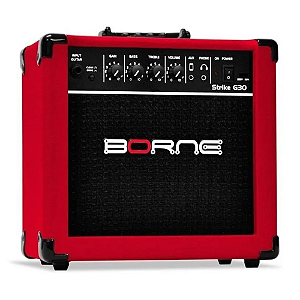 AMPLIFICADOR BORNE GUITARRA G30 15W VERMELHO