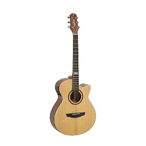 VIOLÃO STRINBERG ARTÍSTICO AÇO ELETROACÚSTICO CANHOTO - SA200C NS LH