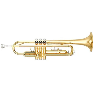 TROMPETE YAMAHA LAQUEADO 1 GATILHO YTR2330