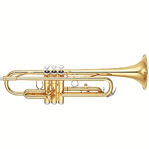 TROMPETE YAMAHA LAQUEADO 1 GATILHO YTR2330