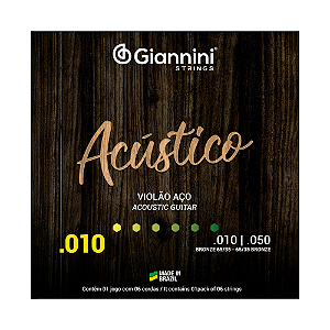 ENCORDOAMENTO GIANNINI ACÚSTICO 010
