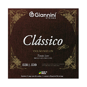 ENCORDOAMENTO GIANNINI CLASSICO TENSÃO LEVE