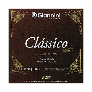 ENCORDOAMENTO GIANNINI CLASSICO TENSÃO PESADA