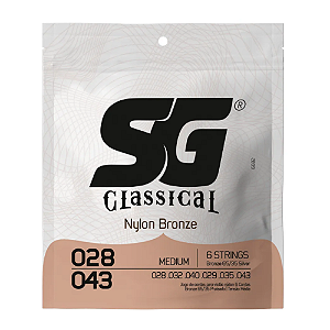ENCORDOAMENTO SG VIOLÃO NYLON TENSÃO MÉDIA