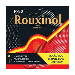 ENCORDOAMENTO ROUXINOL VIOLÃO AÇO 010 R50