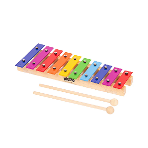 METALOFONE KIDZZO COLORIDO 10 TECLAS