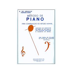 MÉTODO DE PIANO PARA CONTINUAÇÃO DO MÉTODO INFANTIL