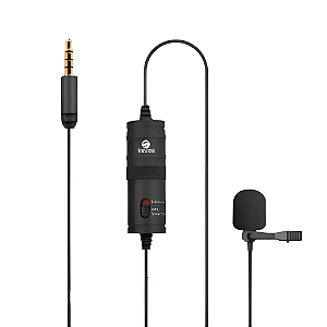 MICROFONE DE LAPELA CUSTOM SOUND COM FIO CS1L