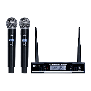 MICROFONE KADOSH K392M SEM FIO DUPLO BASTÃO