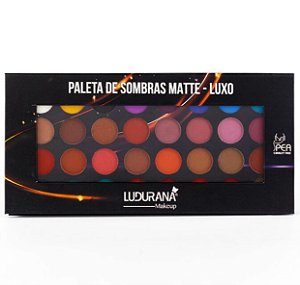 Paleta de Sombras Matte Luxo - Ludurana