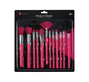 Kit com 12 Pincéis para Maquiagem NEON - Macrilan