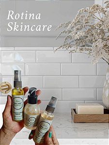 Kit SkinCare 1 - Trio Despertar - Demaquilante / Sabonete Facial / Tônico - Produto Natural