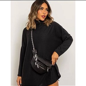 PONCHO VESTIDO BLUSÃO OUTONO / INVERNO