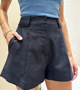 Short Alfaiataria Linho