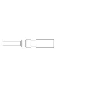Pino Para Conector Sai-M23-Ksc-L-2,5/4,00 1170410000 Weidmuller Conexel