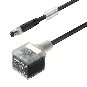 Plug P/ Valvula C/ Cabo E Conector Sail-Vsa-M8G-3-1.5U 1099760150 Weidmuller Conexel