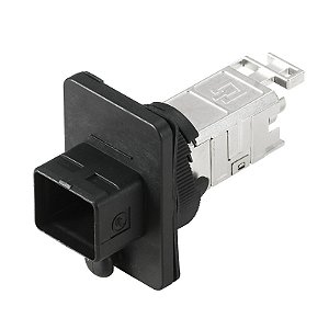 Plugue Femea Rj45 C/Base Ie-Bs-V04P-Rj45-Fj-B 1963730000 Weidmuller Conexel