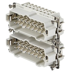 Porta Cont Hdc He 16 Ms 17-32 Macho 1215700000 Weidmuller Conexel