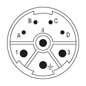 Porta Contato Sai-M23-Se-L-4/4 1170380000 Weidmuller Conexel
