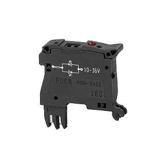 Porta Fusivel Fucr 10-36V Sw 1167640000 Weidmuller Conexel