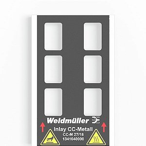 Suporte Para Identif. Inlay Cc-M 27/18 Pjp 1341040000 Weidmuller Conexel