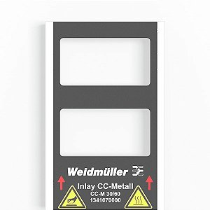 Suporte Para Identif. Inlay Cc-M 30/60 Pjp 1341070000 Weidmuller Conexel