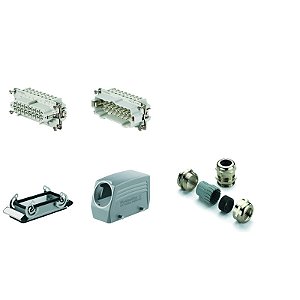 Tomada Kit Montagem Hdc-He 16.120 1712520000 Weidmuller Conexel