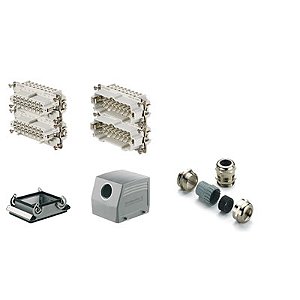 Tomada Kit Montagem Hdc-He-32.140 1712540000 Weidmuller Conexel