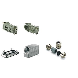 Tomada Kit Montagem Hdc-Hsb 06.500 1724000000 Weidmuller Conexel