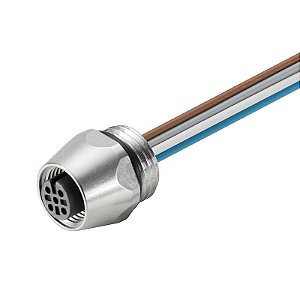 Cabo Com Conector Saie-M12B-5-0.5U-Pg9 1814890000 Weidmuller Conexel