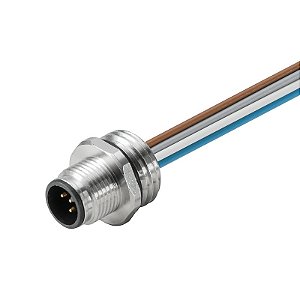 Cabo Com Conector Saie-M12S-4-0.5U-M16 1861090000 Weidmuller Conexel