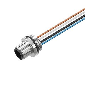 Cabo Com Conector Saie-M12S-5-0.5U-Pg9 1856120000 Weidmuller Conexel