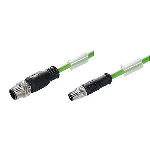 Cabo Ethercat Com Conector Sail-M12Gm8Sg-4S5.0Uie 1296790500 Weidmuller Conexel