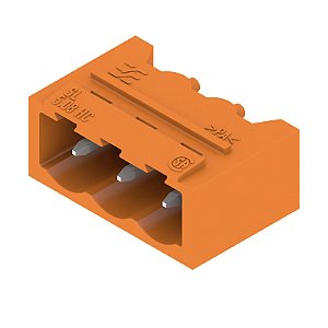 Conector Pcb Tomada Sl 5.08Hc/03/90G 3.2Sn Laranja 1147310000 Weidmuller Conexel