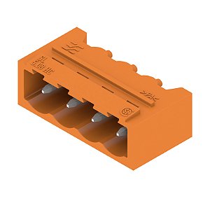Conector Pcb Tomada Sl 5.08Hc/04/90G 3.2Sn Laranja 1147340000 Weidmuller Conexel