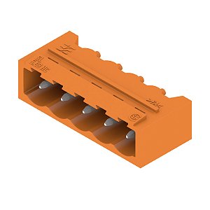 Conector Pcb Tomada Sl 5.08Hc/05/90G 3.2Sn Laranja 1147370000 Weidmuller Conexel