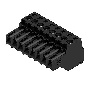 Conector Pci Tomada Bl 3.5/ 8/180F 4.5 Sn Bk 1615700000 Weidmuller Conexel