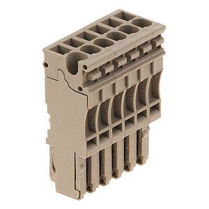 Conector Plug Zp 2.5/1An/ 06 Polos 1815520000 Weidmuller Conexel
