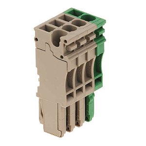 Conector Plug Zp 2.5/1An/4Gn/Be 04 Polos 1867110000 Weidmuller Conexel