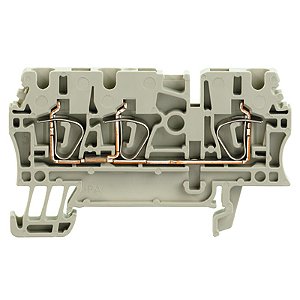 Conector Zdu 2.5/3An Wemid Cinza 1683390000 Weidmuller Conexel
