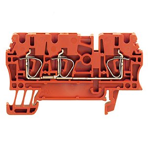 Conector Zdu 2.5/3An Wemid Vermelho 1683340000 Weidmuller Conexel