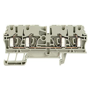 Conector Zdu 2.5/4An Wemid Cinza 1683470000 Weidmuller Conexel