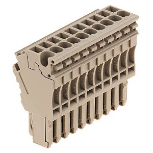 Conector Zp 2.5/1An/Qv/10 Wemid 1815280000 Weidmuller Conexel