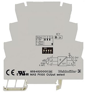 Conversor Isolador Maz Pt100 0...100C 8594850000 Weidmuller Conexel