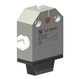 Interruptor De Posição Subminiatura Acionador Chanfrado Terminal Parafuso Sinalizador 24V Led Lateral LQ1D1PQ2L Kap