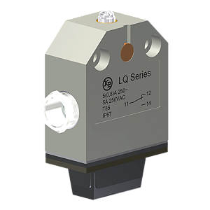 Interruptor De Posição Subminiatura Acionador Com Esfera Terminal Parafuso Sinalizador 24V Led Inferior LQ1K1PQ2N Kap