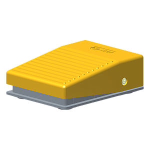 Interruptor Pedal Miniatura Plástico 2 Microrutores Ação Lenta C/ Ruptura Positiva Contato 1Nf SPK2PA Kap